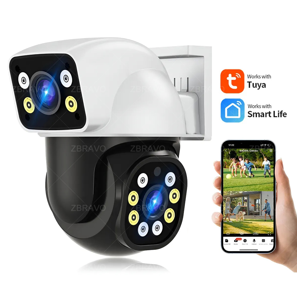 Home Security Outdoor Camera System - Smartlife 8MP WiFi Tuya Outdoor Camera