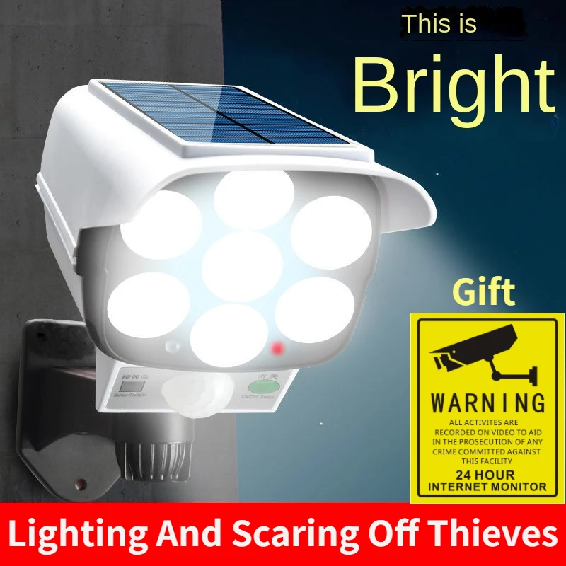 Home Security Lights Outdoors - Outdoor Solar Light Motion Sensor Security