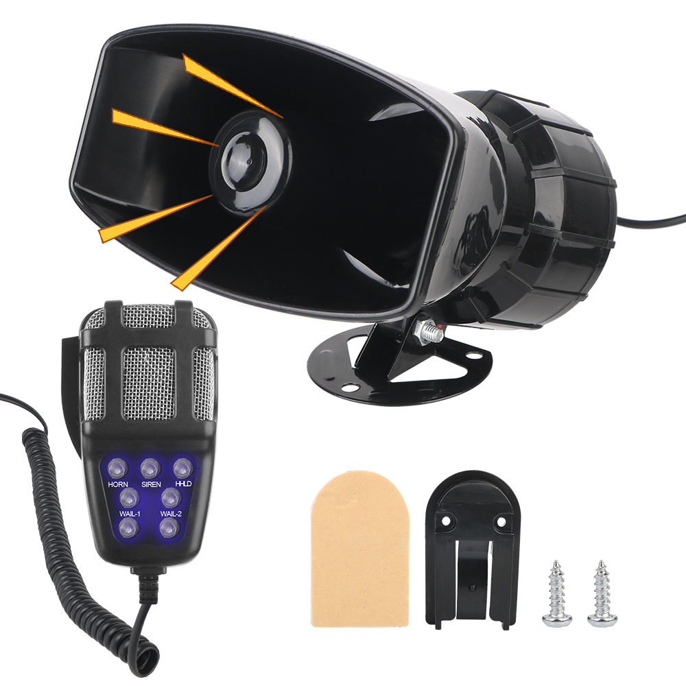 Home Security Police - Police Siren Air Horn Speaker Multi-tone