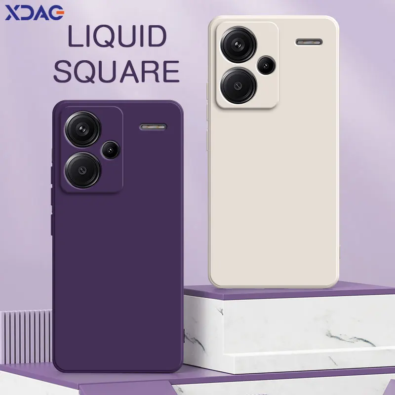 Xiaomi Home Security 360 - Square Liquid Silicone Phone Case for