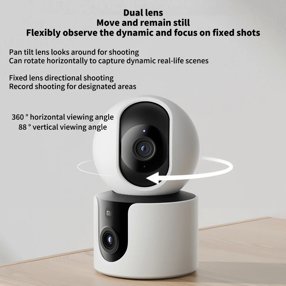 Xiaomi C300 Smart Camera Dual  - огляд і ціна Xiaomi Home Security 360