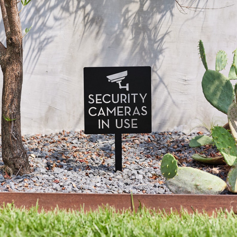 Security Camera Yard Sign - Mo - огляд і ціна Home Security Number