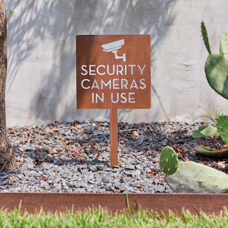Security Camera Yard Sign - Mo - огляд і ціна Home Security Number