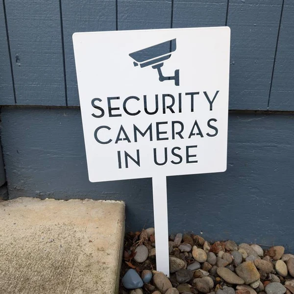 Security Camera Yard Sign - Mo - огляд і ціна Home Security Number