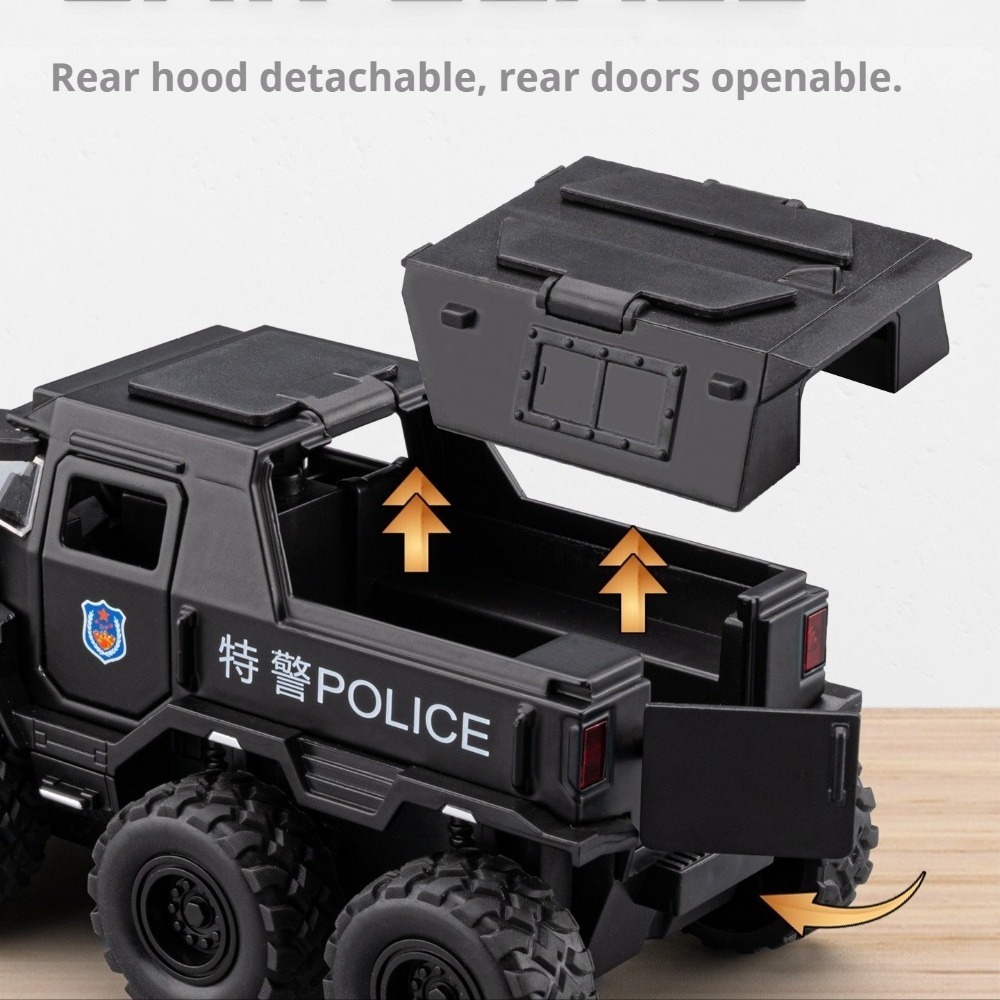 1:32 Conqueror SWAT Police Car - огляд і ціна Home Security Police