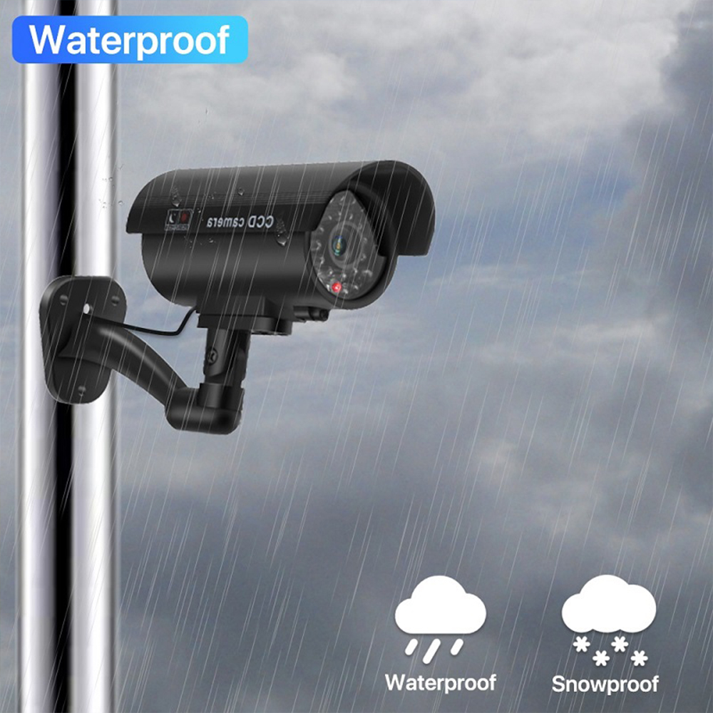 Solar Panel Dummy Surveillance - огляд і ціна Home Security Lights Outdoors