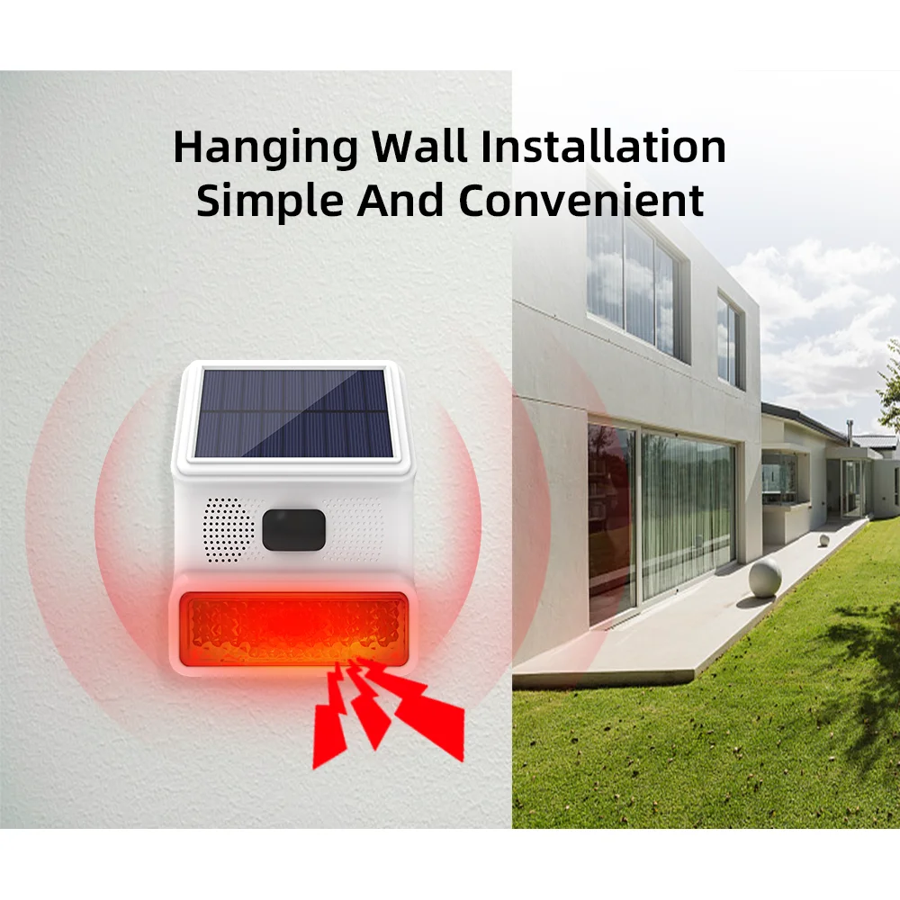 Outdoor Alarm Horn 433MHZ Wire - огляд і ціна Home Security Lights Outdoors