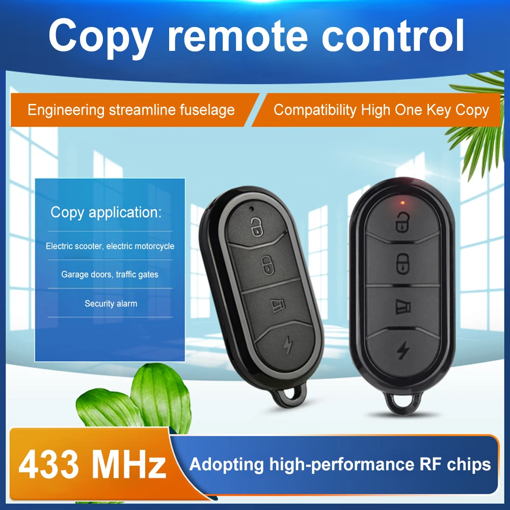315 MHz/433 MHz Remote Control - огляд і ціна Home Security Key Fob