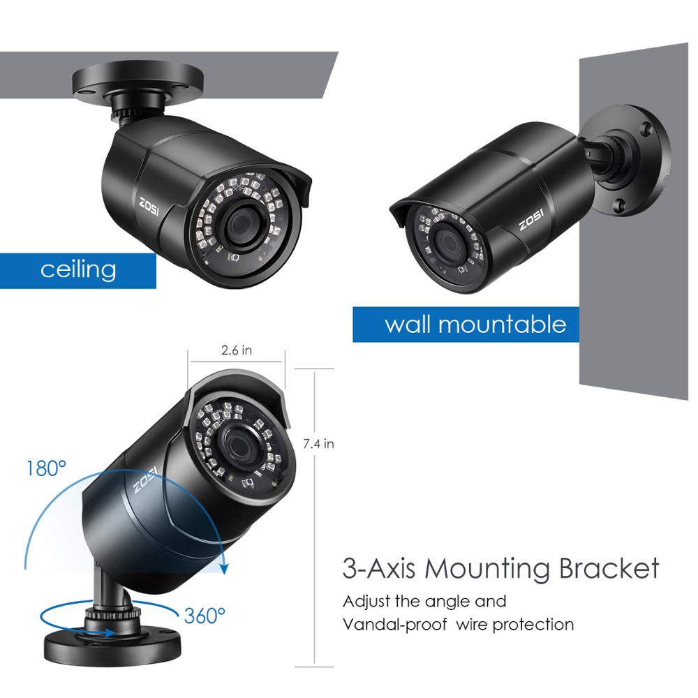 ZOSI 1080P 2MP TVI AHD CVBS IR - огляд і ціна Home Security Kit With Camera