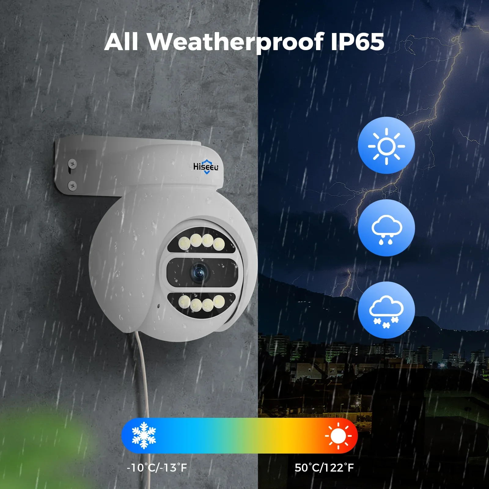 Hiseeu Automatic Tracking 5mp  - огляд і ціна Home Security Kit With Camera