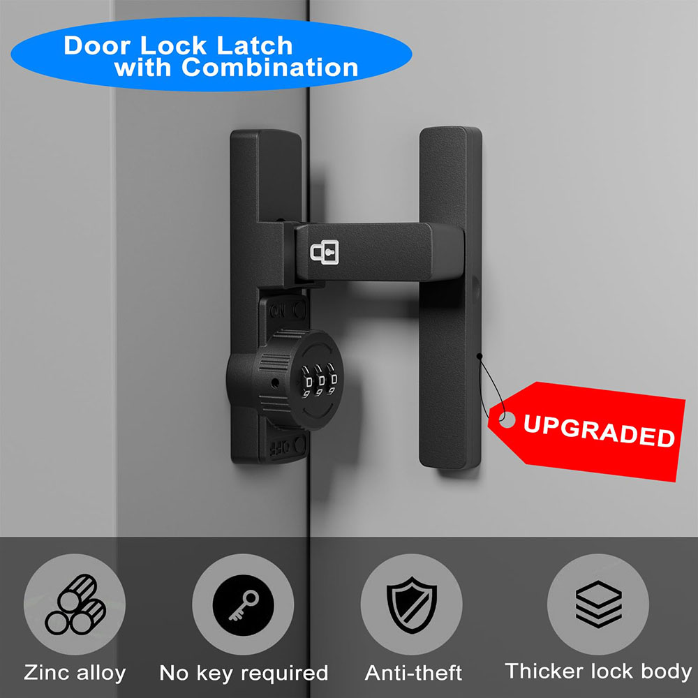 Security Barn Door Lock 3-Digi - огляд і ціна Home Security Door