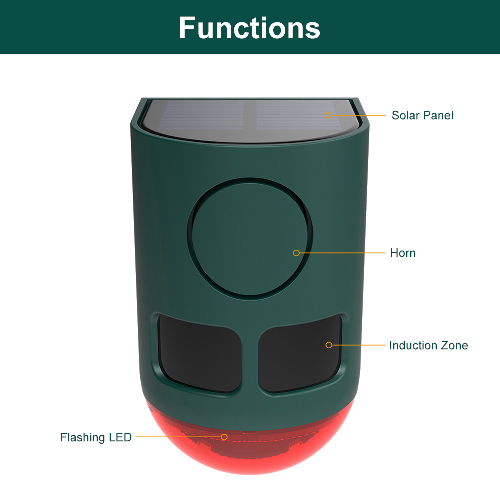 Solar Outdoor Motion Sensor Al - огляд і ціна Home Security Lights Outdoors