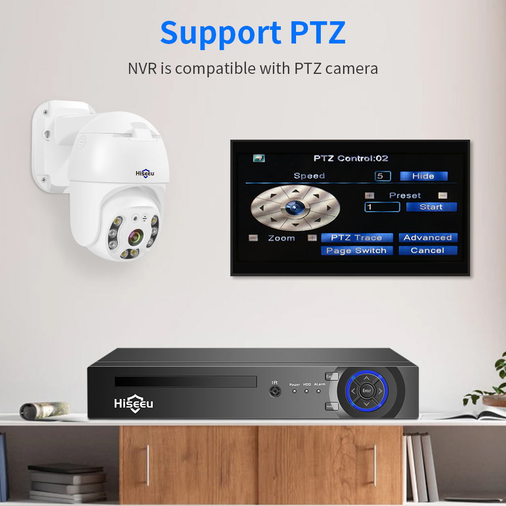 Hiseeu 4CH 10CH 16CH 4K 8MP 5M - огляд і ціна Home Security Camera System
