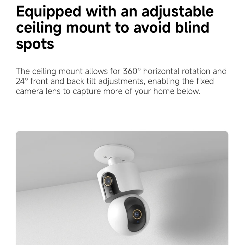 Xiaomi Smart Camera C500 Dual  - огляд і ціна Xiaomi Home Security 360