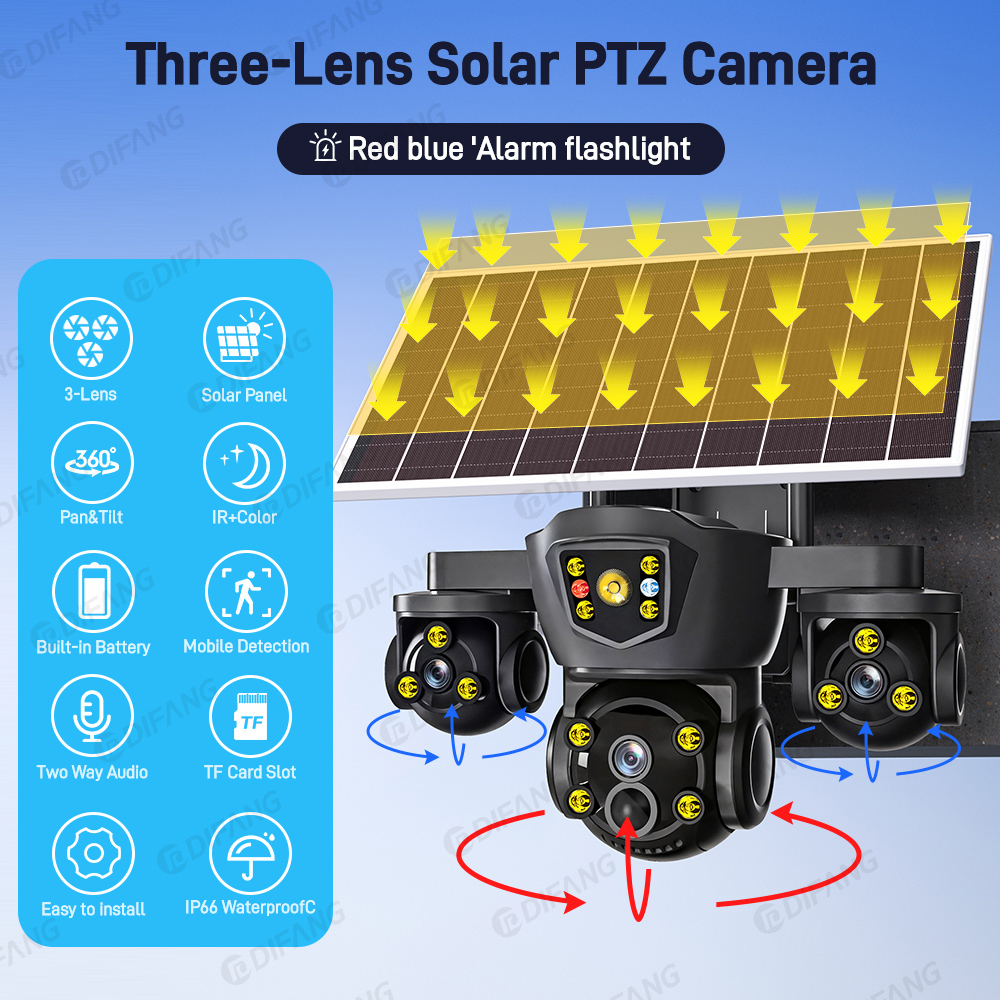V380 Pro New 20MP WIFI Solar C - огляд і ціна Home Security Outdoor Camera System