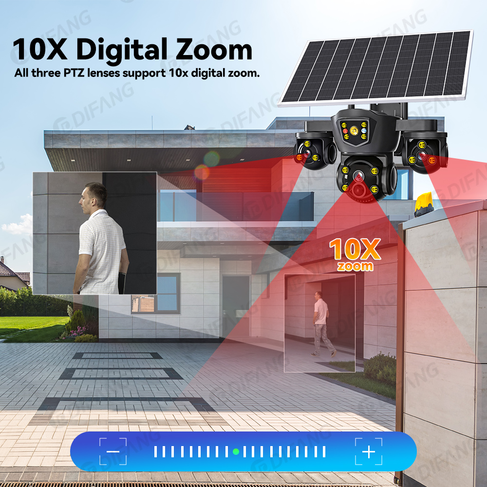 V380 Pro New 20MP WIFI Solar C - огляд і ціна Home Security Outdoor Camera System