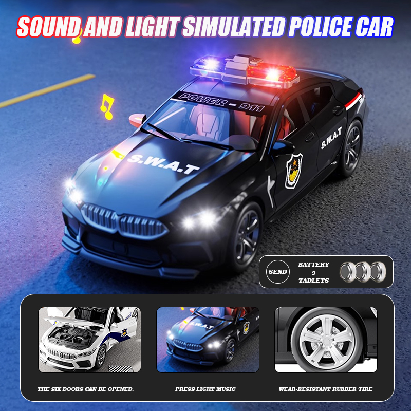 1:32 Simulation BMW M8 Police  - огляд і ціна Home Security Police