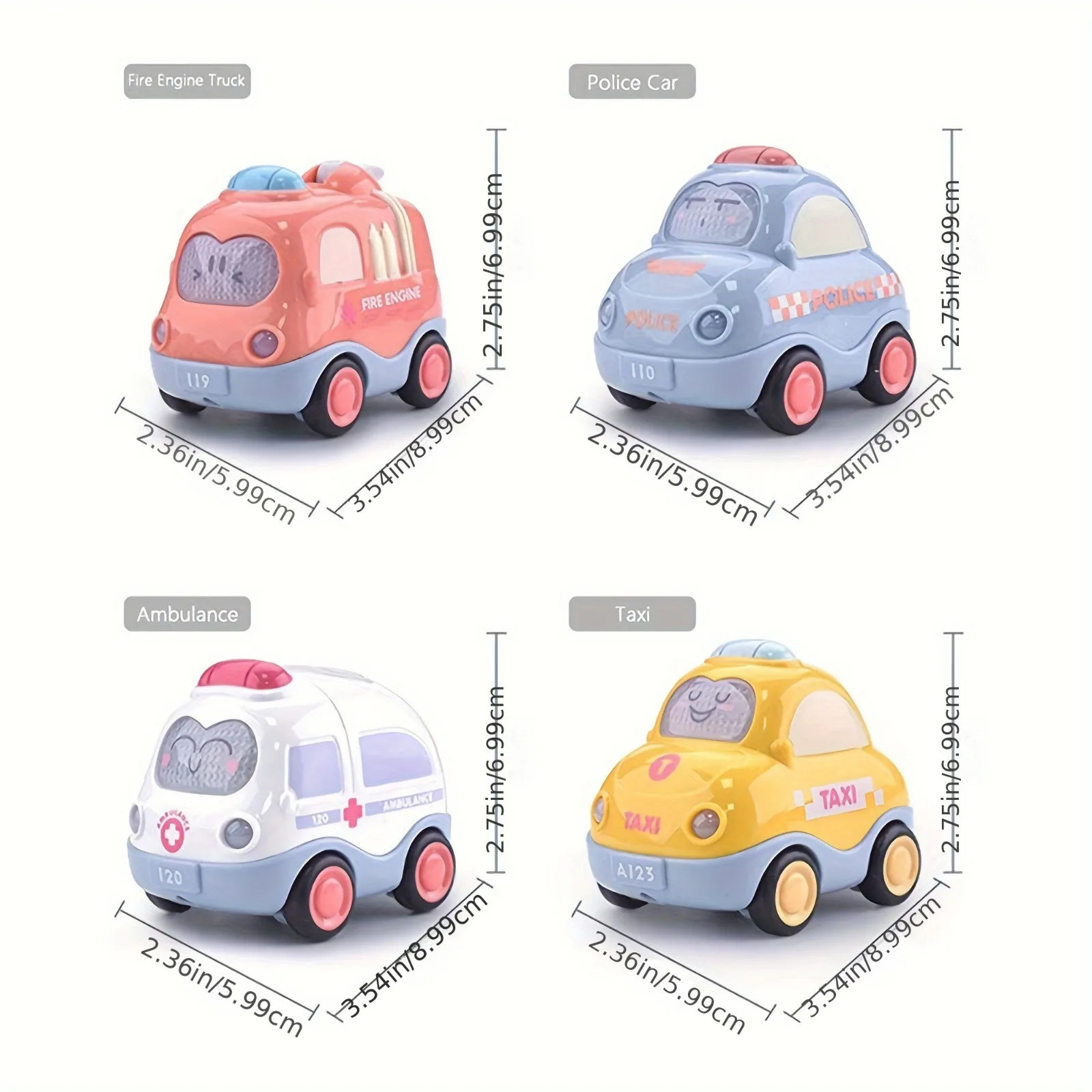 Pull Back Vehicle Toy Toddlers - огляд і ціна Home Security Police