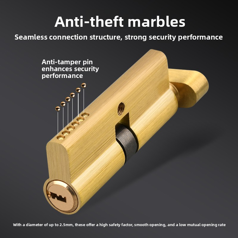 Door Cylinder Lock Biased 70mm - огляд і ціна Home Security Door