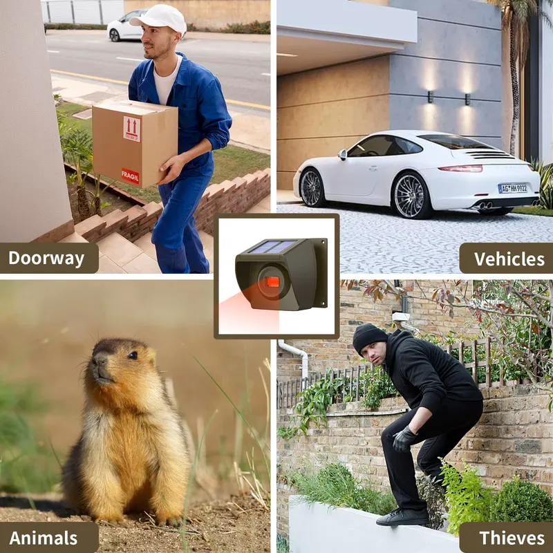 Outdoor Solar - Powered Wirele - огляд і ціна Home Security Systems
