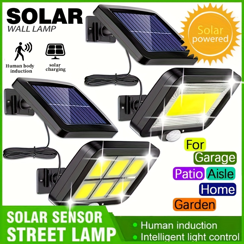 LED Solar Split Wall Lamp Outd - огляд і ціна Home Security Lights Outdoors