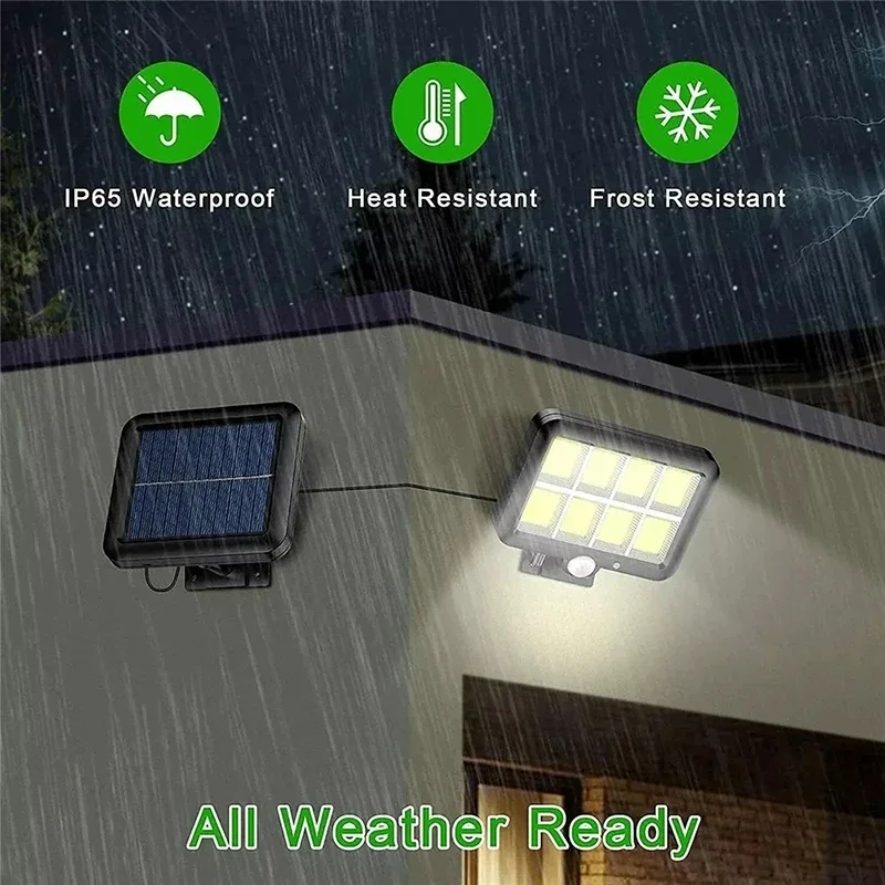 LED Solar Split Wall Lamp Outd - огляд і ціна Home Security Lights Outdoors
