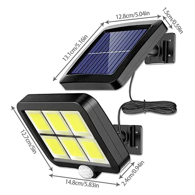 LED Solar Split Wall Lamp Outd - огляд і ціна Home Security Lights Outdoors