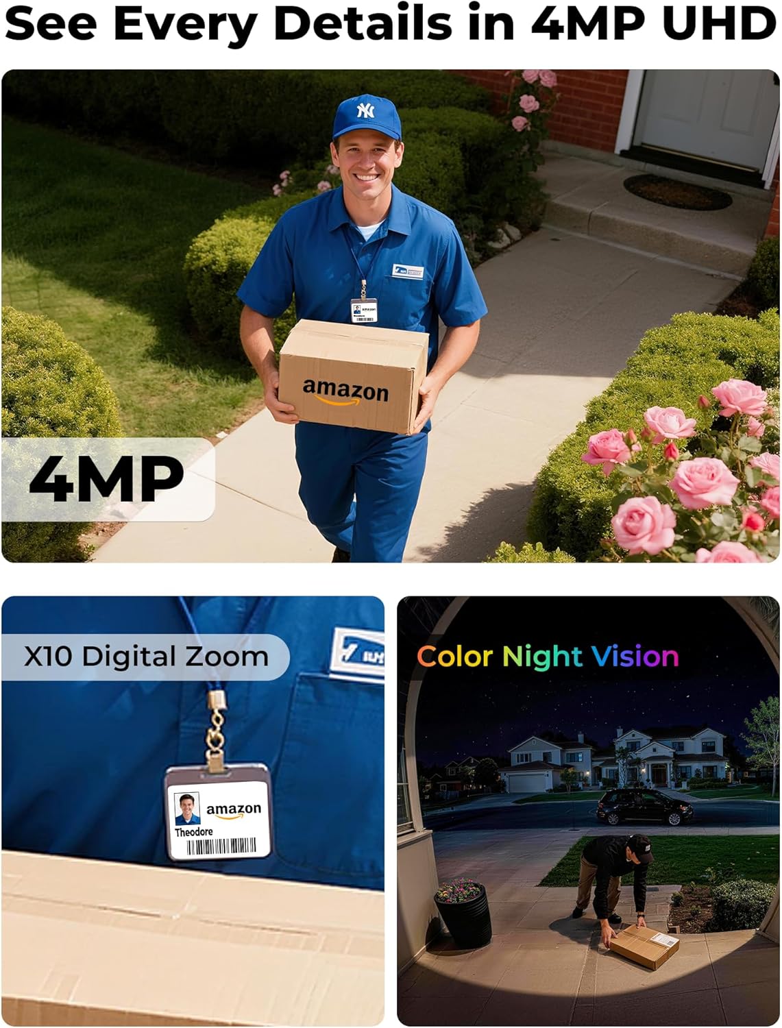 Solar Powered Wireless Outdoor - огляд і ціна Home Security Cameras No Subscription