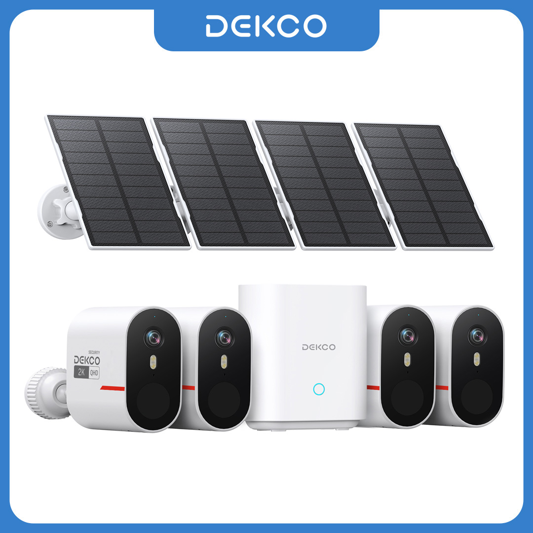 Dekco 3MP WiFi Solar Camera Sy - огляд і ціна Home Security Camera System