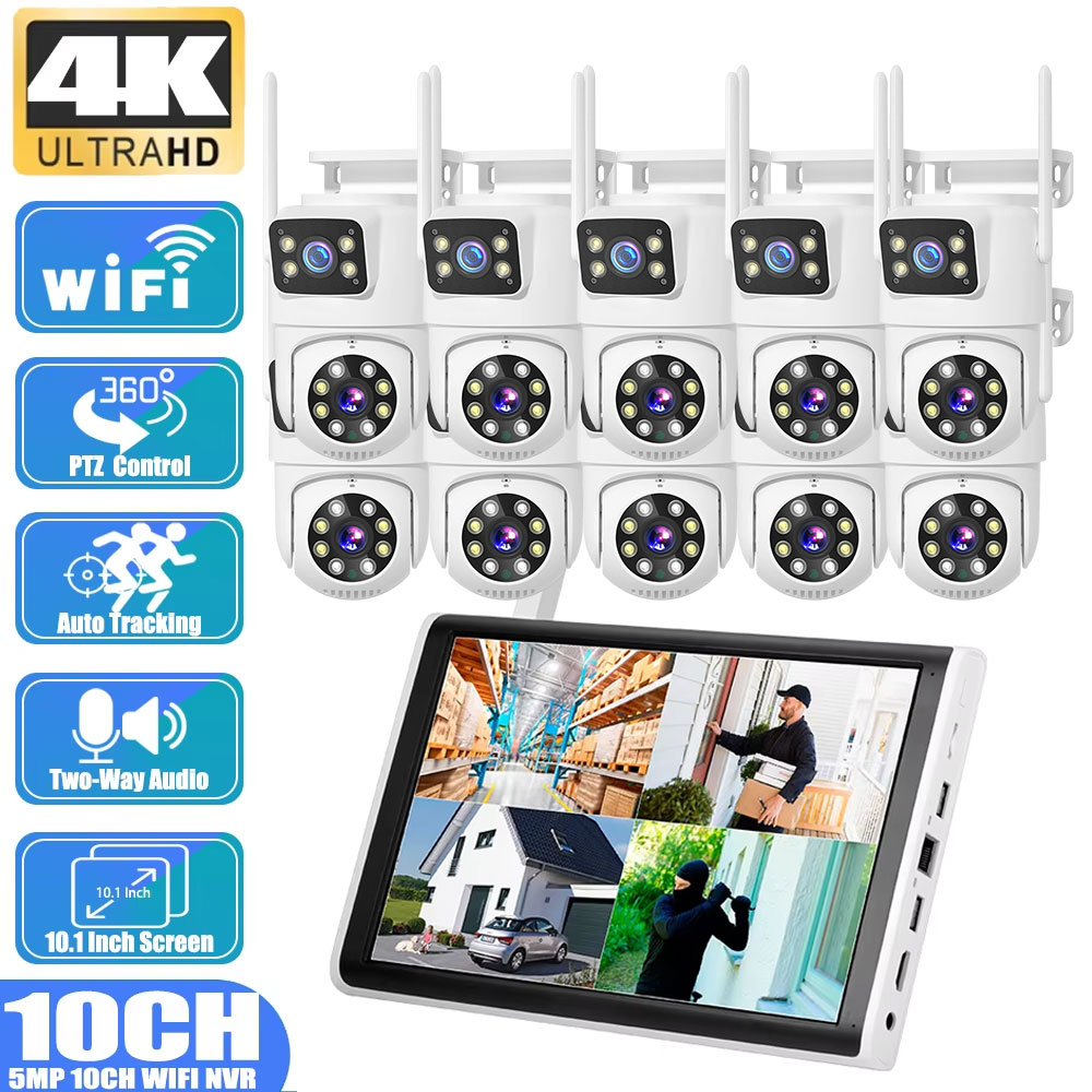 8MP 4K Dual Lens Human Detecti - огляд і ціна Home Security Camera System