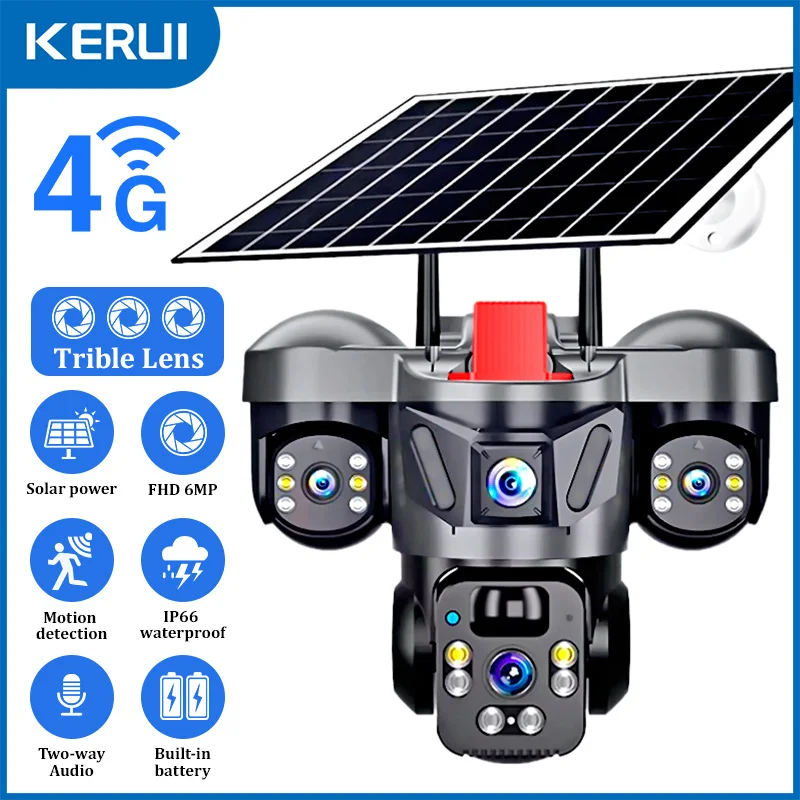 KERUI V380 Pro Outdoor PTZ 6MP - огляд і ціна Home Security Outdoor Camera System