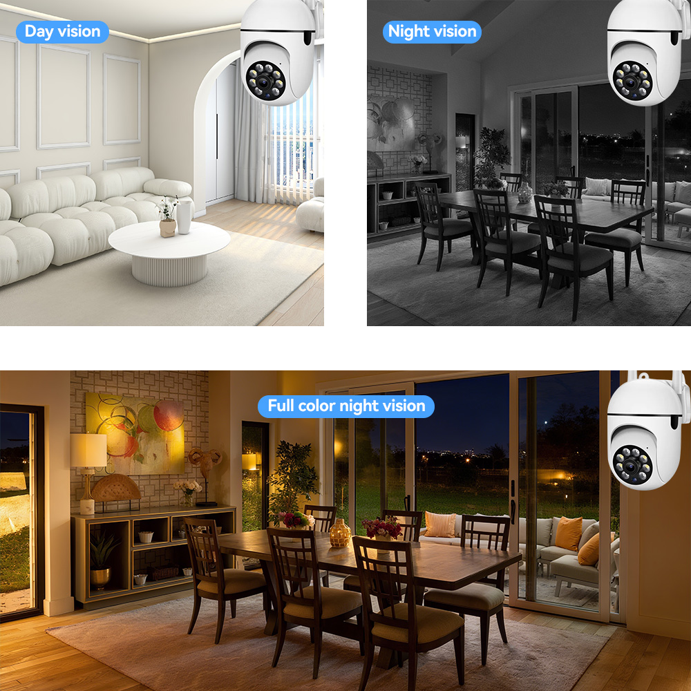 8MP 2.4G Wifi IP CCTV Camera C - огляд і ціна Home Security Lights Outdoors