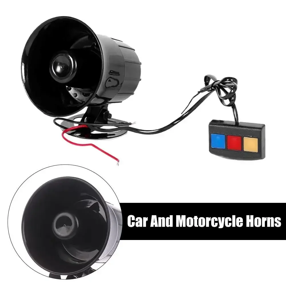 12V 3 Tone Sound Loud Car Horn - огляд і ціна Home Security Police