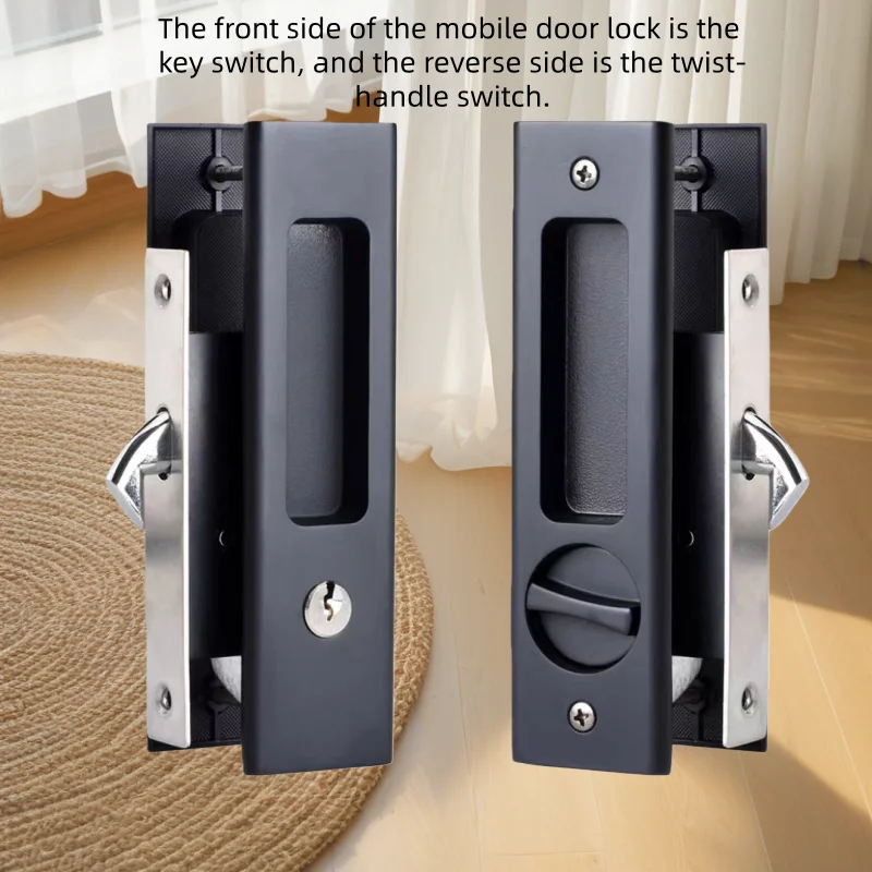 Heavy-Duty Black Sliding Door  - огляд і ціна Home Security Door