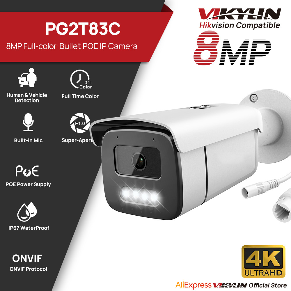 Vikylin 8MP Full Color Night V - огляд і ціна Home Security Lights Outdoors