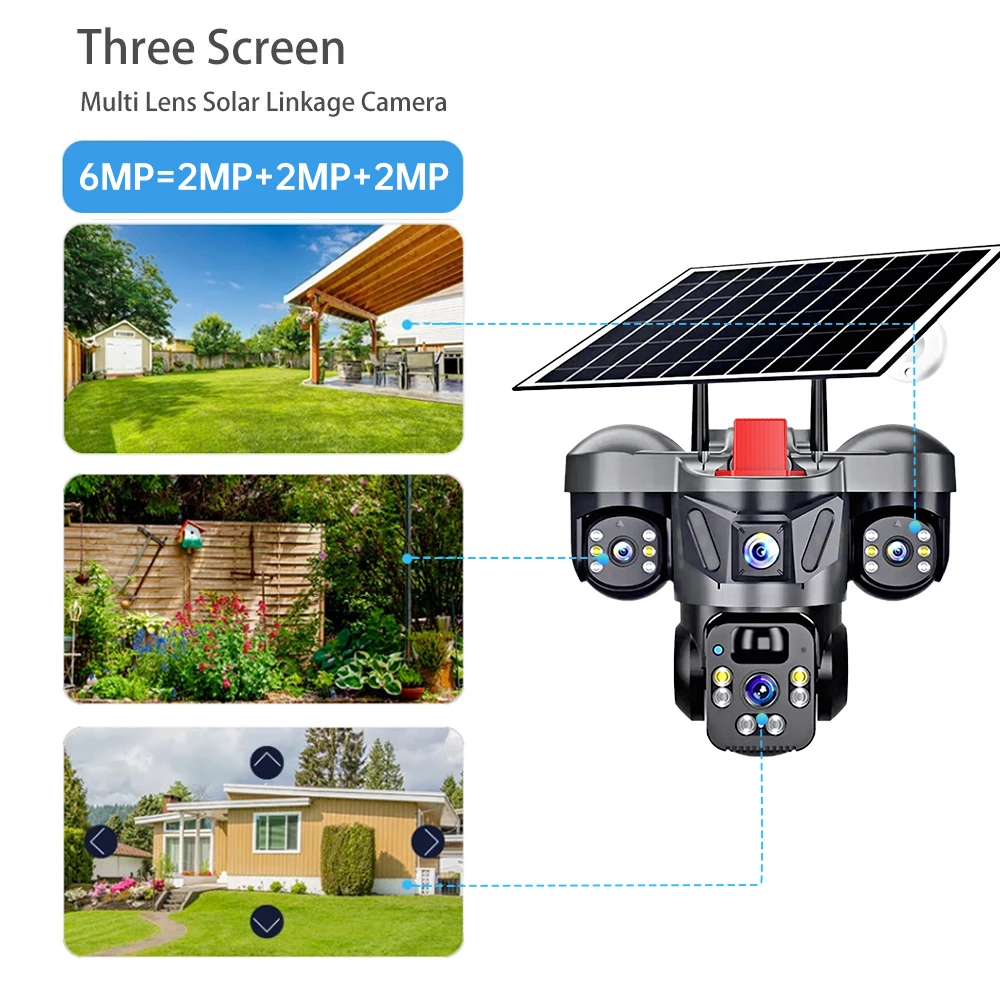 KERUI Outdoor PTZ 6MP 4G SIM W - огляд і ціна Home Security Outdoor Camera System