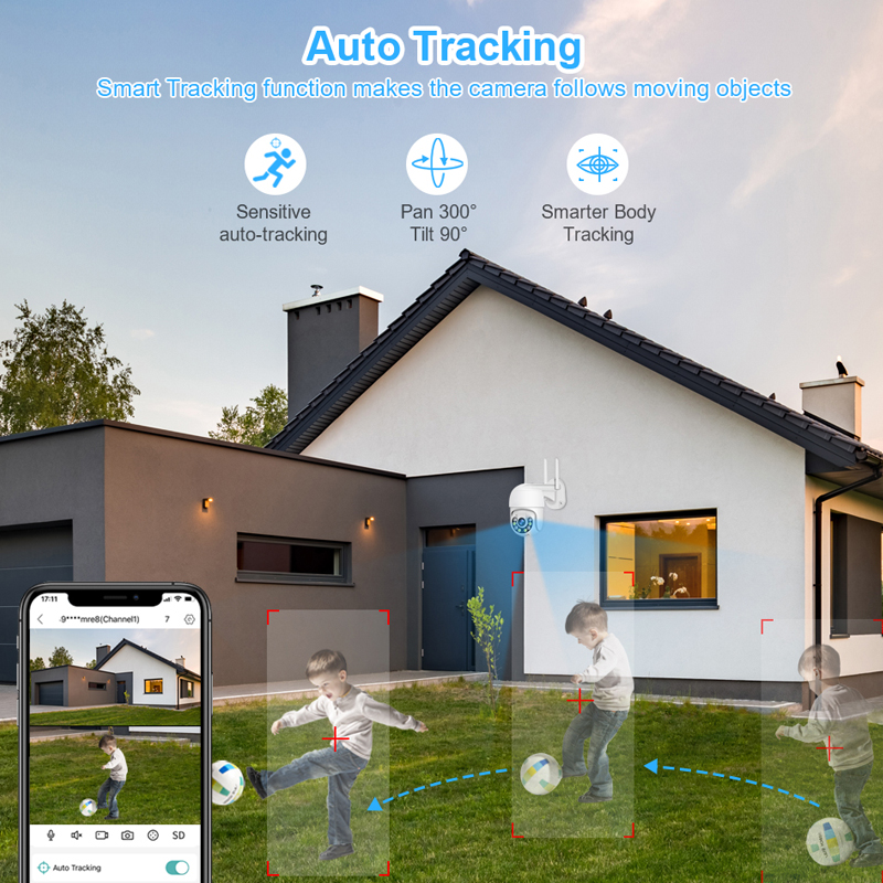 Smar 3MP Wireless CCTV Securit - огляд і ціна Home Security Camera System