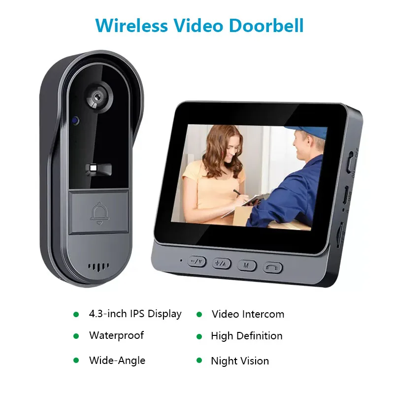 Outdoor Wireless Intercom Door - огляд і ціна Home Security Lights Outdoors