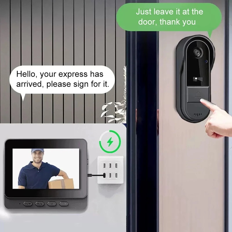 Outdoor Wireless Intercom Door - огляд і ціна Home Security Lights Outdoors
